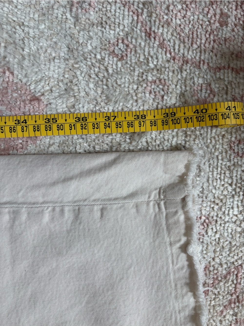 Free Assembly Cream Straight Leg High-Rise Jeans - Picture 8 of 8